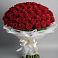 Букет 101 Красная роза Блэк Мэджик в Кормиловке