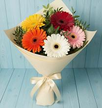Букет цветов из:  Герберы #REPLACE_PRED# Кормиловке