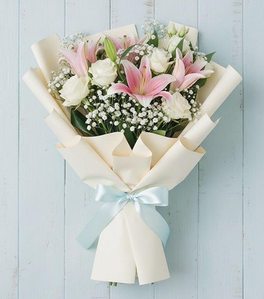 Букет цветов из: Лилии в Кормиловке