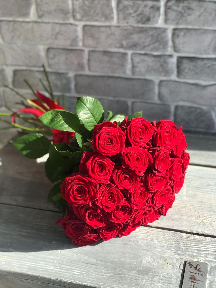 Букет Красные розы Фридом в Кормиловке