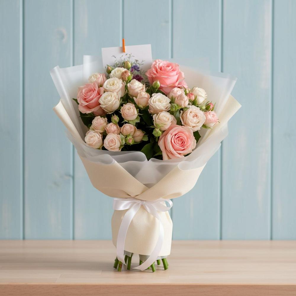 Букет цветов из: Розы в Кормиловке