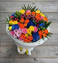Букет цветов из:  Розы и Хризантемы #REPLACE_PRED# Кормиловке