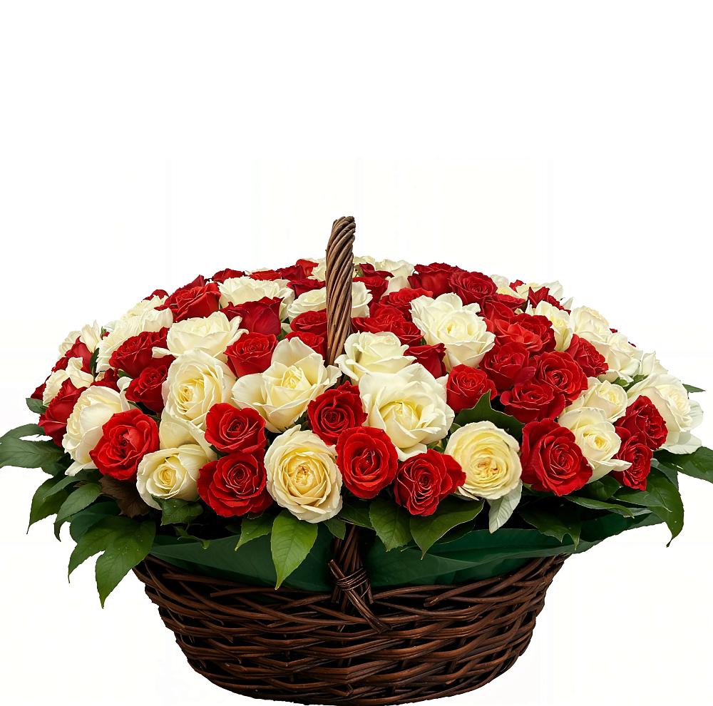 Премиум букет из: Розы в Кормиловке