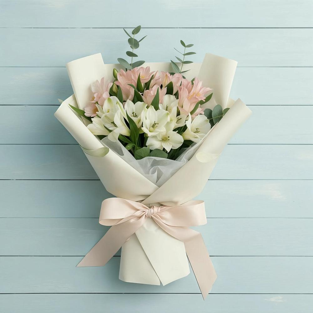 Букет цветов из: Альстромерии в Кормиловке