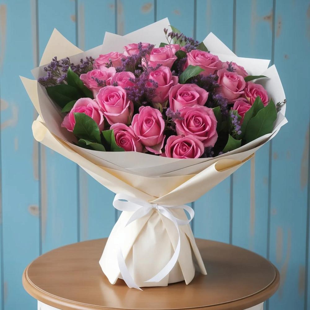 Букет цветов из: Розы в Кормиловке