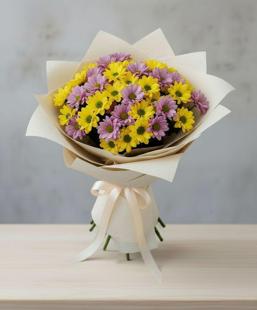 Букет цветов из: Хризантемы в Кормиловке
